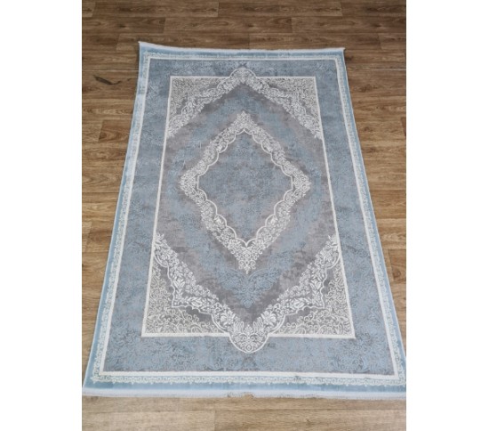 Синтетичний килим LUXURY 05986D D.GREY HB-BLUE - Висока якість за найкращою ціною в Україні